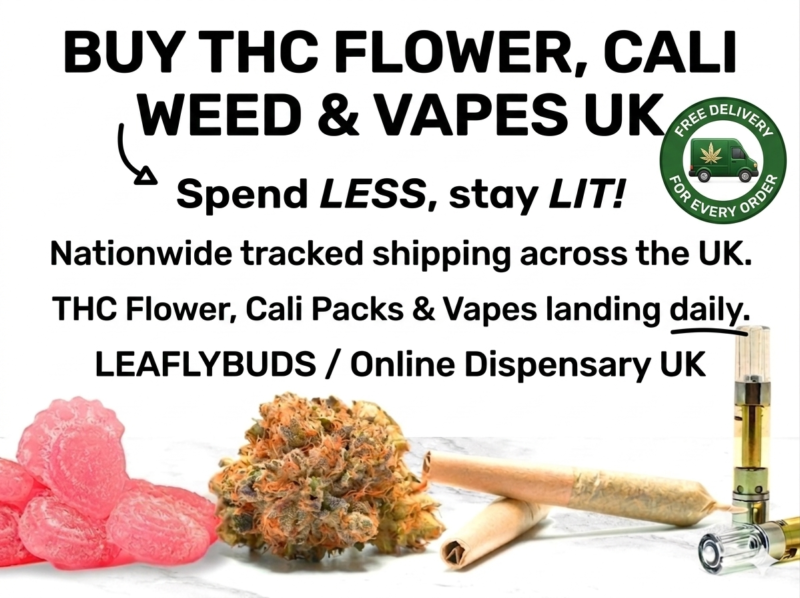 Buy THC Cannabis & Vapes UK - Premium Cali Weed and Edibles