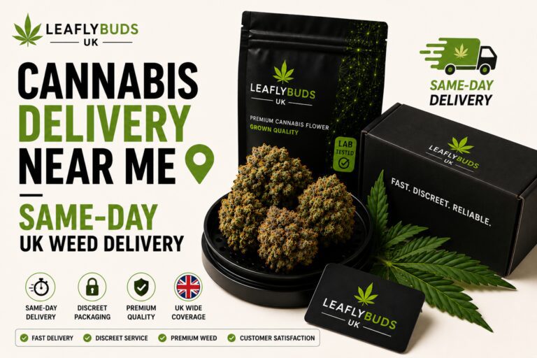 Cannabis Delivery Near Me — Same-Day UK Weed Delivery | Leaflybuds UK