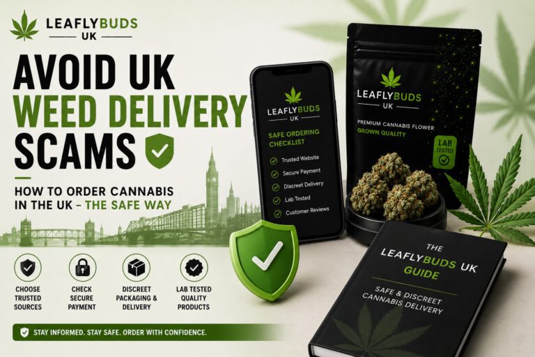 Avoid UK Weed Delivery Scams | How to Order Cannabis in the UK - Leaflybuds UK Guide