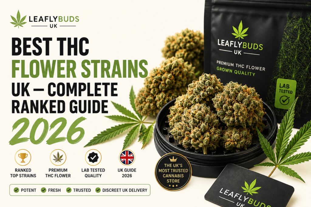 Best THC Flower Strains UK — Complete Ranked Guide 2026
