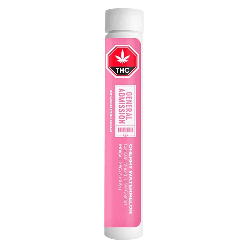 Cherry Watermelon Distillate Infused Pre-rolls 5 x 0.5 g