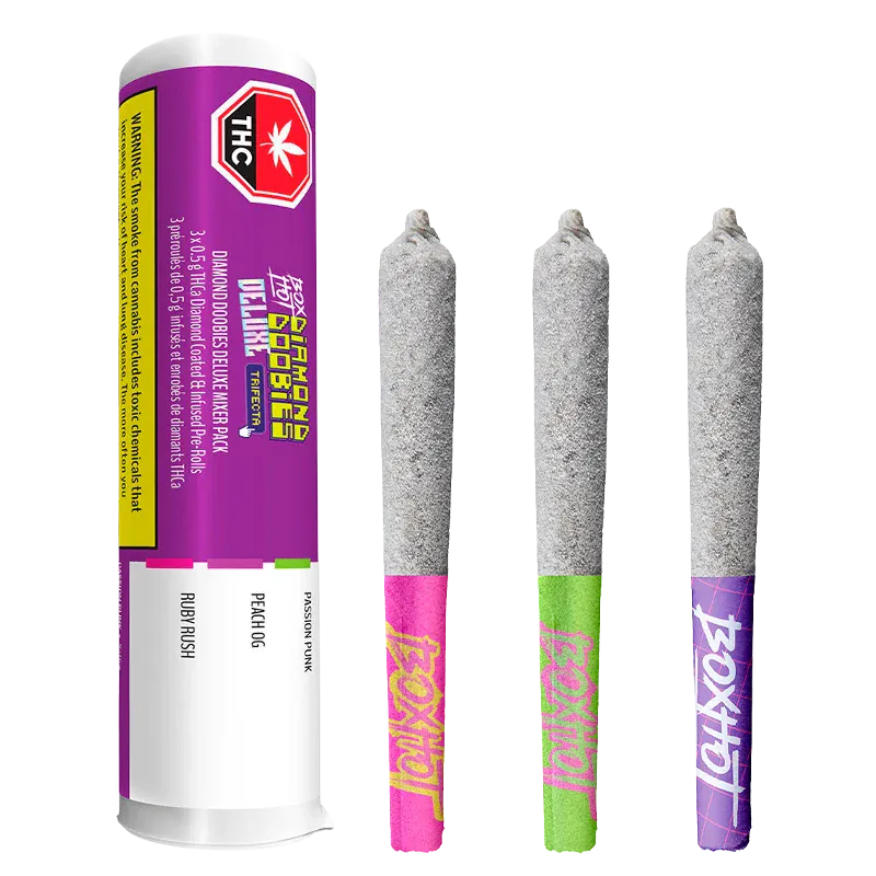 Diamond Doobies Deluxe Trifecta Infused Pre-rolls 3 x 0.5 g