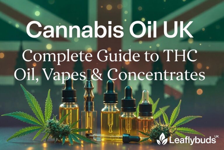 Cannabis Oil UK — Complete Guide to THC Oil, Vapes & Concentrates | Leaflybuds